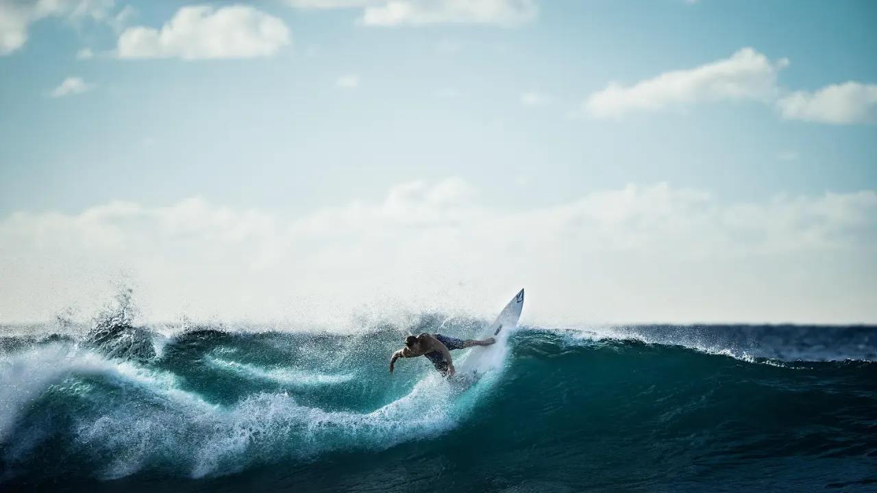 Surfista en Lanzarote